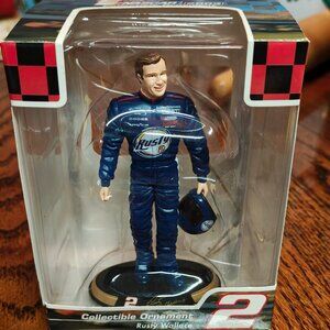 Rusty Wallace #2 NASCAR Collectible Ornament – Racing Suit Figure – New in Box